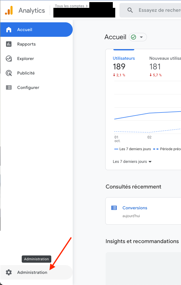 Capture d'écran étape 1