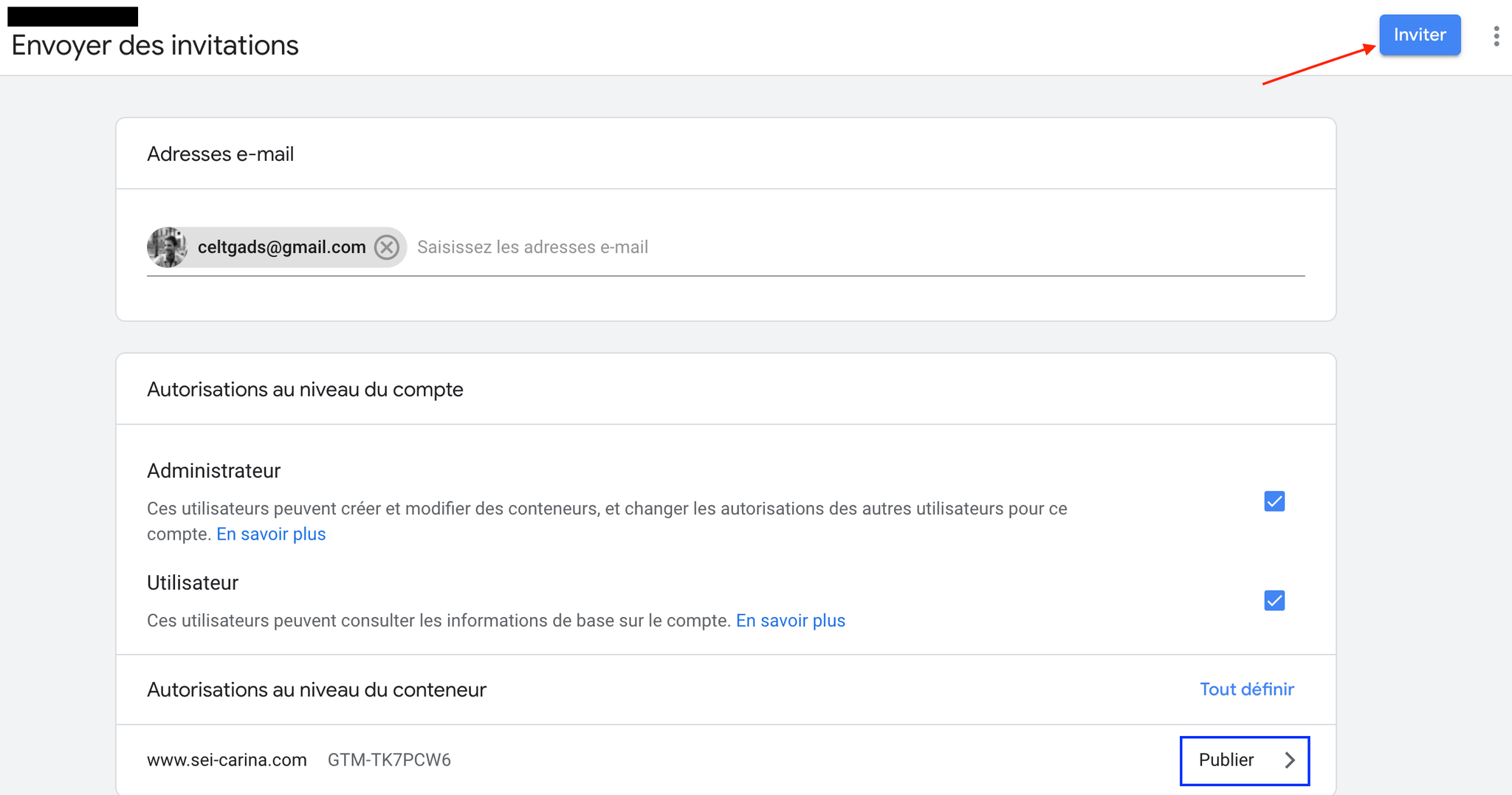 Capture d'écran étape 9
